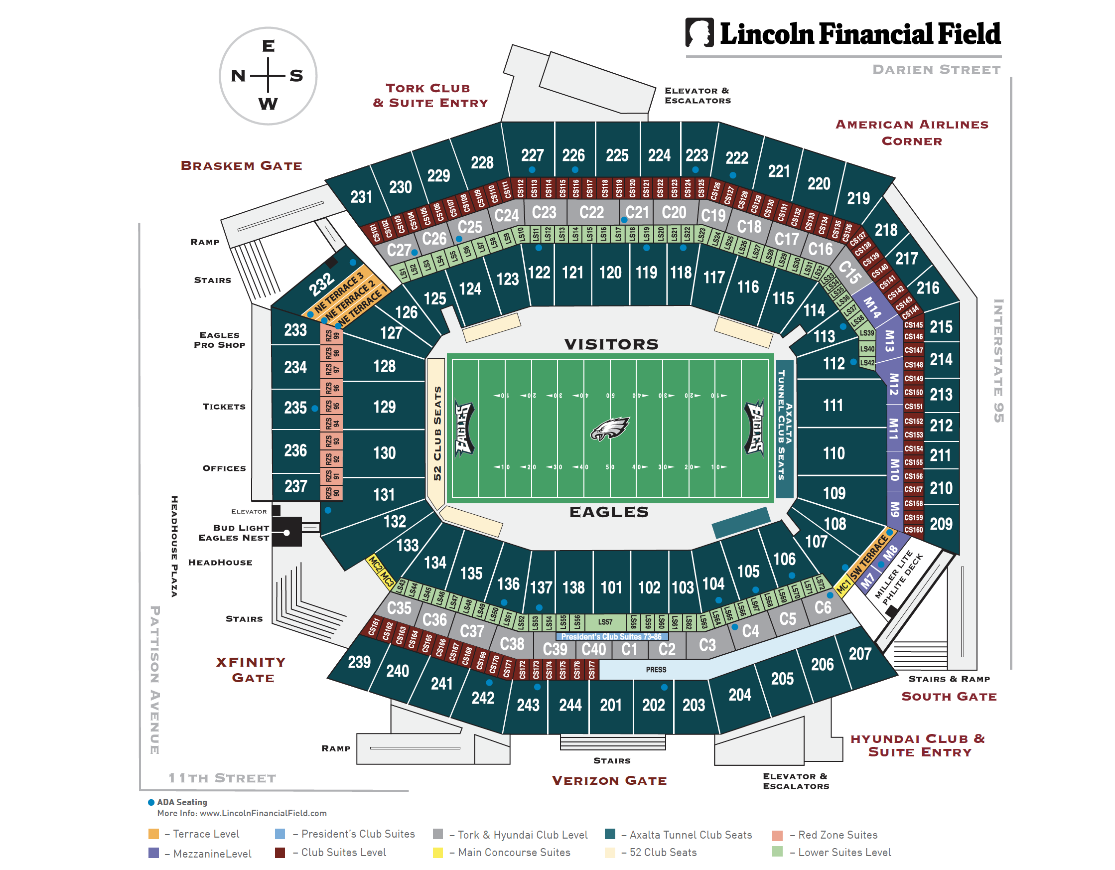 Stadium Series 2019 Seating Chart