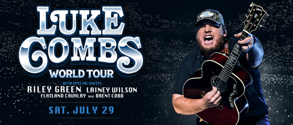 Luke Combs World Tour with special guests Riley Green, Lainey Wilson, Flatland Cavalry, and Brent Cobb. | Saturday, July 29