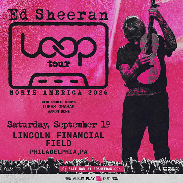 Ed Sheeran LOOP tour 2026