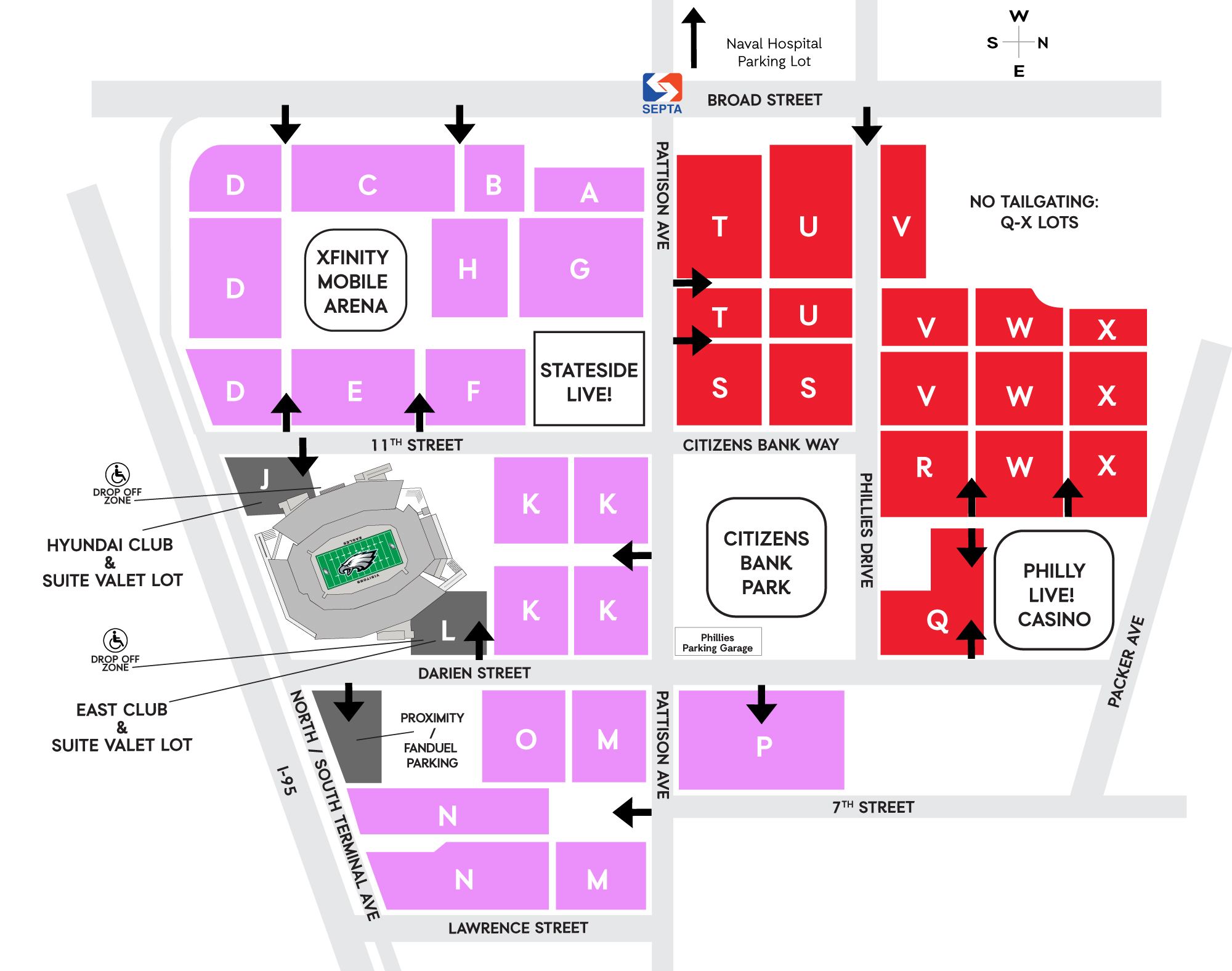 LFF Parking Map